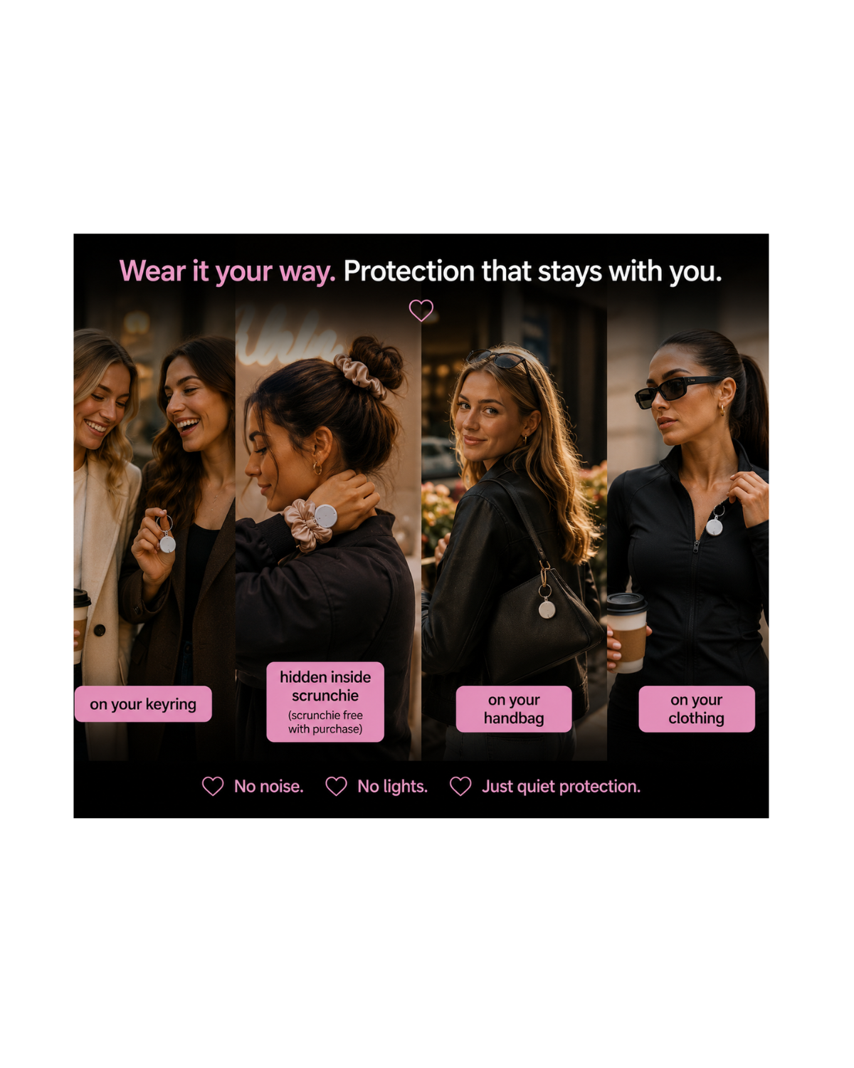 Bestie Button – Discreet Safety Button for Women